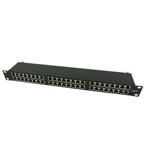 Patch panel 48 portów STP kat. 6 RJ-45 1U 19