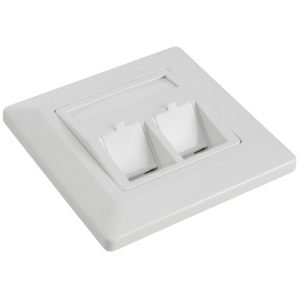 Gniazdo podtynkowe modularne, 2x keystone (Solarix)