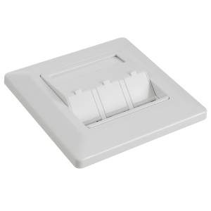 Gniazdo podtynkowe modularne, 3x keystone (Solarix)