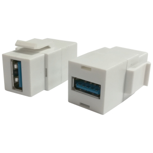 Adapter keystone USB 3.0, żeńskie (USB A-A)