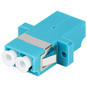 Adapter światłowodowy LC/PC MM duplex OM3 (Lanberg FA-LCUP-MD31-0001-TQ)