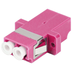 Adapter światłowodowy LC/PC MM duplex OM4 (Lanberg FA-LCUP-MD41-0001-VT)
