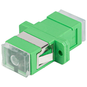 Adapter światłowodowy SC/APC, jednomodowy, simplex