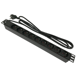 Listwa zasilająca 230V do szafy rack 19