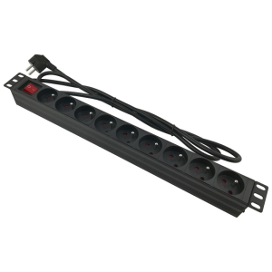 Listwa zasilająca 230V do szafy rack 19