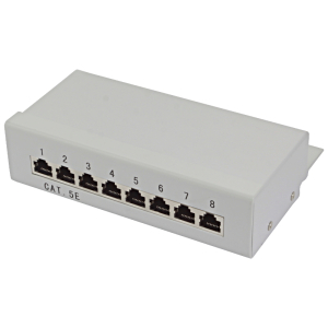 Patch panel STP 8x RJ45 kat.5e, desktop
