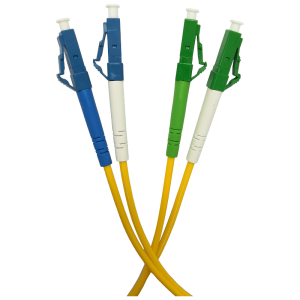 Patchcord światłowodowy jednomodowy, LC/APC-LC/PC, SM 9/125, LS0H, duplex, 5m