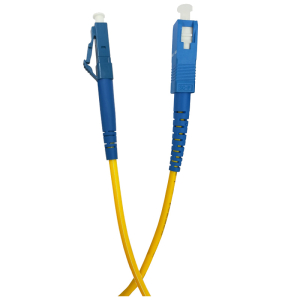 Patchcord światłowodowy jednomodowy, LC/PC-SC/PC, SM 9/125, LS0H, simplex, G.657.A 5m