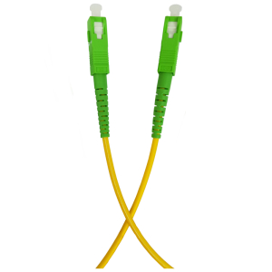 Patchcord światłowodowy jednomodowy, SC/APC-SC/APC, 9/125, LS0H, simplex, G.657.A 2m