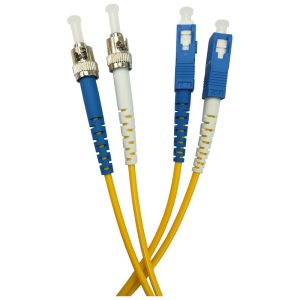 Patchcord światłowodowy jednomodowy, ST/PC-SC/PC, SM 9/125, LS0H, duplex, 3m