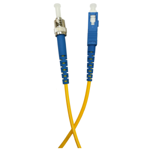 Patchcord światłowodowy jednomodowy, ST/PC-SC/PC, SM 9/125, LS0H, simplex, 3m