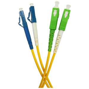 Patchcord światłowodowy jednomodowy, LC/UPC-SC/APC SM duplex 7m