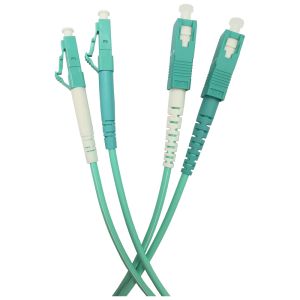 Patchcord światłowodowy wielomodowy, LC/PC-SC/PC, OM3 50/125, duplex, 3m