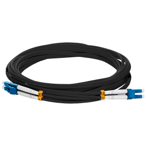 Patchcord światłowodowy zbrojony PE 3mm Outdoor, LC/PC-LC/PC, SM 9/125, duplex, G.657.A2 | 10m