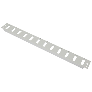Płyta czołowa 1U, 12x SC duplex / LC quad, szara (Base Link)