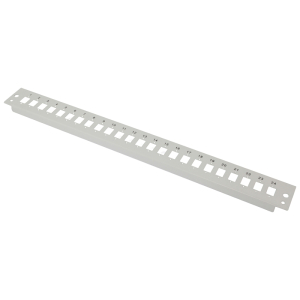 Płyta czołowa 1U, 24x SC simplex / LC duplex, szara (Base Link)