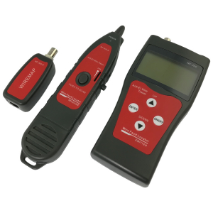Tester okablowania LCD z szukaczem/skanerem kabli, RJ-45, RJ-11, BNC, USB (NF-300)
