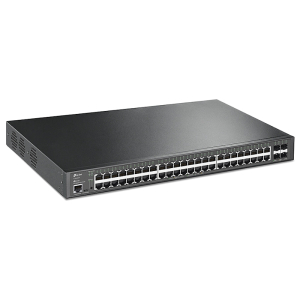 TP-Link TL-SG3452XP, 48xGE PoE+ 500W, 4x10G SFP+, konsola, 19”