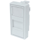 Adapter 22,5x45mm z przesłoną do modułów keystone