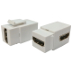 Adapter keystone HDMI (2x żeńskie), dolne wyjście