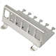 Adapter keystone na DIN, 6-portowy, z uchwytem kablowym Base Link BL-MKADIN6U