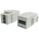 Adapter keystone USB 3.0, żeńskie (USB A-A)