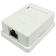 Gniazdo natynkowe STP 1x RJ45 kat.6, zintegrowane 
