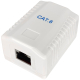 Gniazdo natynkowe STP 1x RJ45 kat.6, zintegrowane (mini)