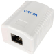 Gniazdo natynkowe STP 1x RJ45 kat.6A, zintegrowane (mini)