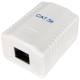 Gniazdo natynkowe UTP 1x RJ45 kat.5e, zintegrowane (mini)