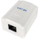 Gniazdo natynkowe UTP 1x RJ45 kat.6A, zintegrowane (mini)