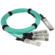 Kabel AOC (Active Optical Cable), 1xQSFP+ 40G na 4xSFP+ 10G, 10m
