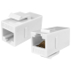 Łącznik modularny keystone RJ-45 UTP kat.6 (biały)