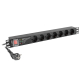 Listwa zasilająca 230V do szafy rack 19