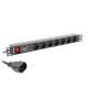 Listwa zasilająca 230V do szafy rack 19