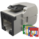 Moduł keystone kat.6A STP RJ-45 beznarzędziowy (Solarix SXKJ-10G-STP-RAL-SA)