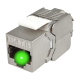 Moduł keystone RJ-45 STP kat.6, beznarzędziowy, identyfikacja LED (Base Link BL-MKS6BTI2-LED)