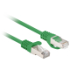 Patchcord F/UTP kat.6 30m zielony (Lanberg)