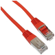 Patchcord F/UTP kat.6 0,5m czerwony
