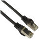 Patchcord S/FTP kat.6a 1m czarny (LSOH)
