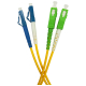 Patchcord światłowodowy jednomodowy, LC/PC-SC/APC, SM 9/125, LS0H, duplex, 10m