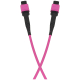 Patchcord światłowodowy wielomodowy, MPO(F)-MPO(F), OM4 MM 12x50/125, LS0H, typ B | 5m