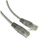 Patchcord UTP kat.5e 0,25m szary
