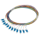 Pigtaile SM 12xLC/PC 9/125 0,9mm, G.657A1, 12x2m, easy strip (Lanberg)