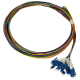 Pigtaile SM 12xLC/UPC 9/125 0,9mm, G.657A1, 12x2m
