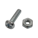 Śruba z nakrętką do adapterów światłowodowych SC/LC 2x8mm (100szt.)