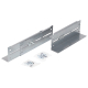 Szyny montażowe 2U do szafy rack 250-450mm, nośność 80kg