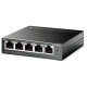 TP-Link TL-SG105PE, 5xGE, 4xPoE+ 65W, desktop