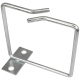 Uchwyt kablowy 80x80 (moc. boczne, wejście: front) Base Link BL-CO88-BF
