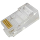 Złącze modularne RJ45 8p8c kat.5e drut